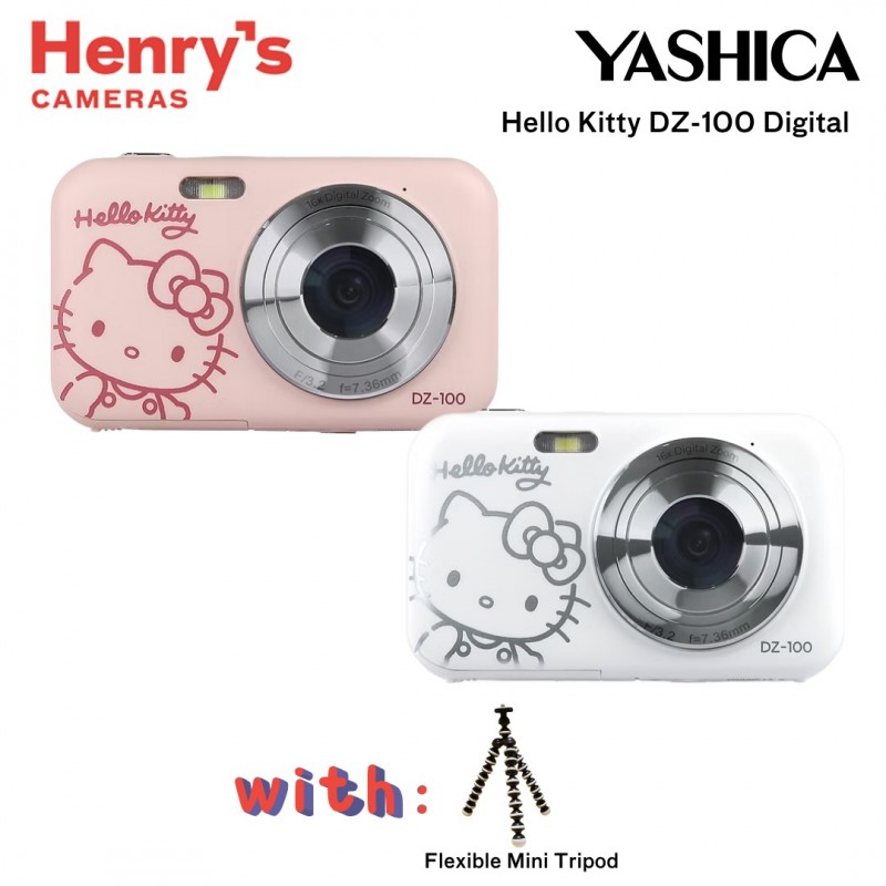 YASHICA x Hello Kitty Digital Camera DZ-100 (White) | YASHICA OP